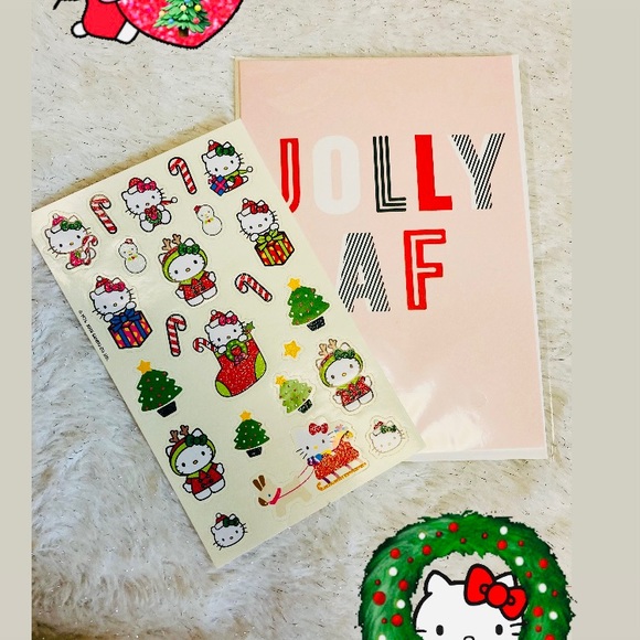 Hello Kitty Stickers & Memo Book with bonus items 🌲 - Picture 1 of 13